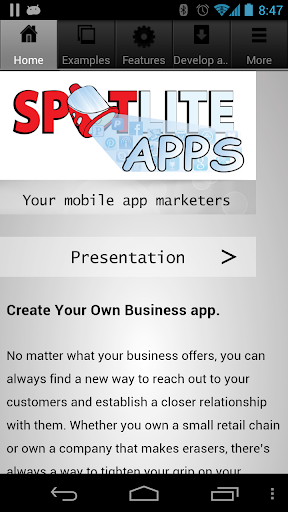 SpotLite Apps