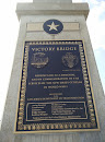 Victory Bridge Plaque
