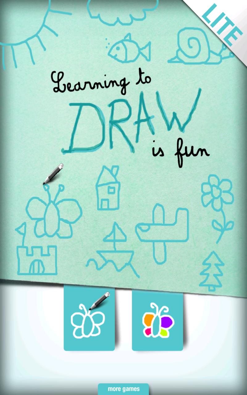 Android application Learning to Draw is Fun LITE screenshort
