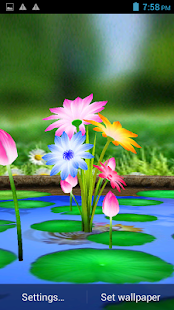 3D Flowers Touch Wallpaper(圖3)-速報App