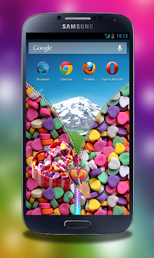 【免費個人化App】心臟糖果拉鍊鎖屏-APP點子