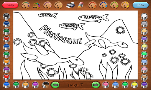 【免費教育App】Coloring Book 21: Dinosaurs-APP點子