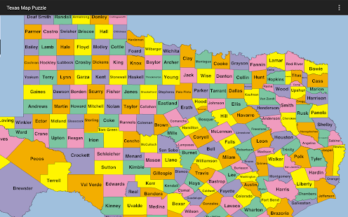 Texas Map Puzzle(圖2)-速報App
