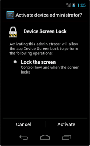 Device Screen Lock