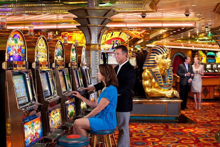 Try your luck at Casino Royale's games of chance, on deck 5 of Grandeur of the Seas.
