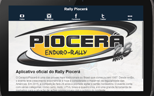 Free Rally Cerapió APK for Android