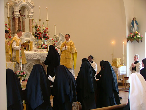 Sisters of the SSPX, Browerville, Minesota, USA. 聖ピオ十世会のシスター会、アメリカ合衆国ミネソタ州の修練院にて。２００８年３月３０日