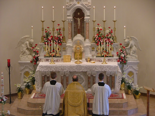 Sisters of the SSPX, Browerville, Minesota, USA. 聖ピオ十世会のシスター会、アメリカ合衆国ミネソタ州の修練院にて。2008年3月30日