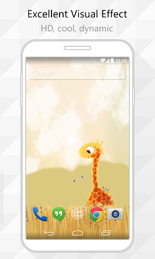 Cute Giraffe Live Wallpaper