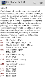 Oxford Shorter English Dict TR Screenshots 14