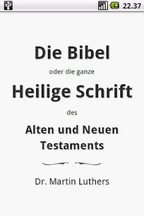 Die Bibel Luther Holy Bible