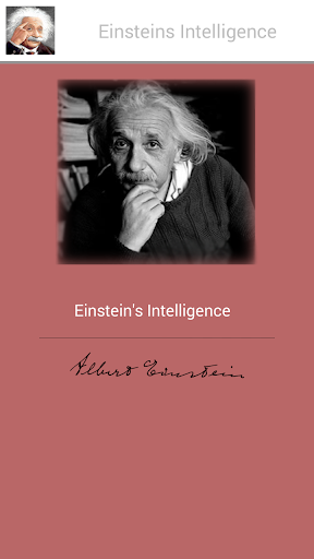 Einstein's Intelligence