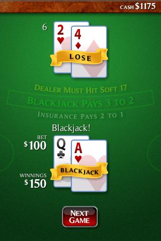 Ace Roller Blackjack Screen 3