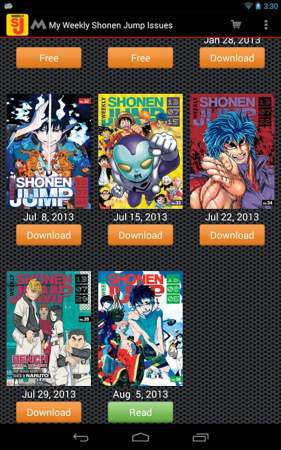 Weekly Shonen Jump Android Apps on Google Play
