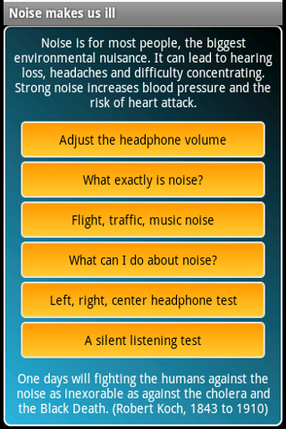 Noise makes us ill