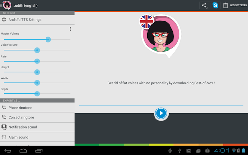 【免費通訊App】Judith TTS voice (English)-APP點子