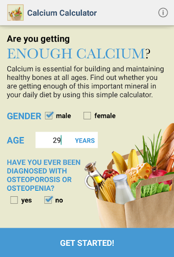 IOF Calcium Calculator