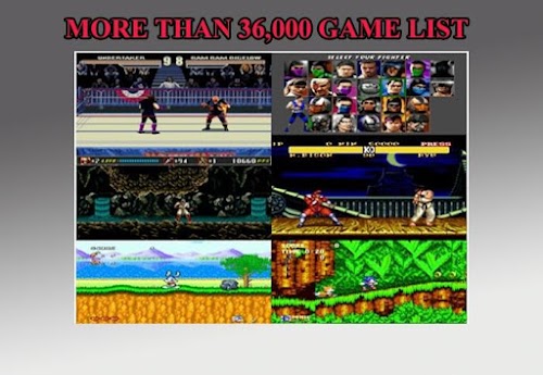 Android application Emulator Game Database screenshort