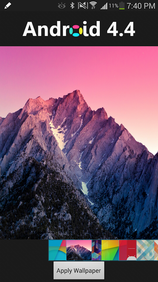 Android 4.4 Kitkat Theme - screenshot