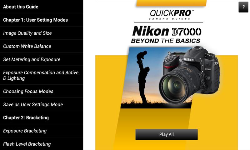 Guide to Nikon D7000 Beyond Screen 1