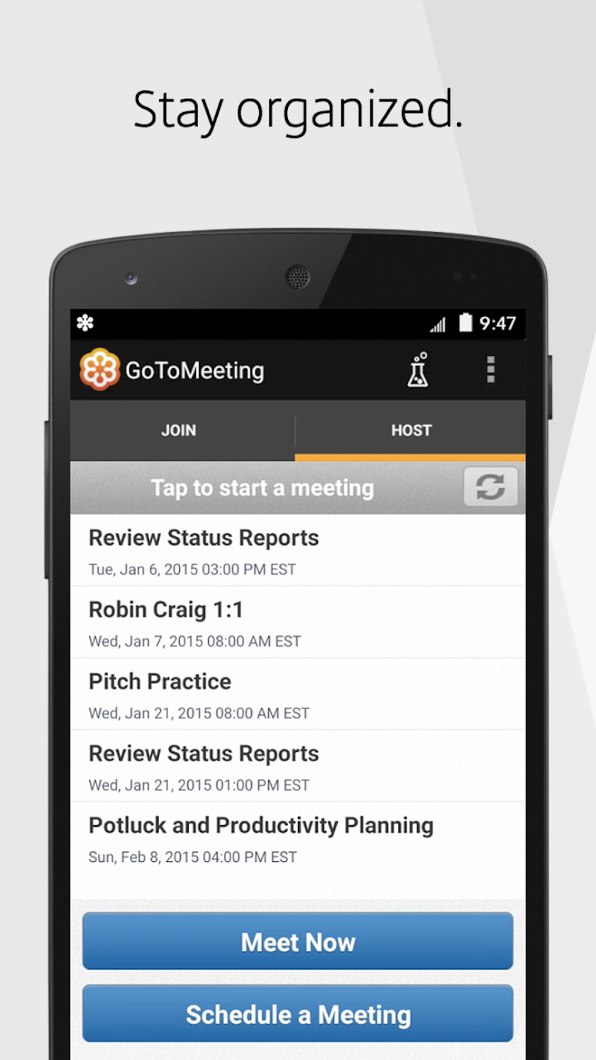 GoToMeeting (old) Screen 3