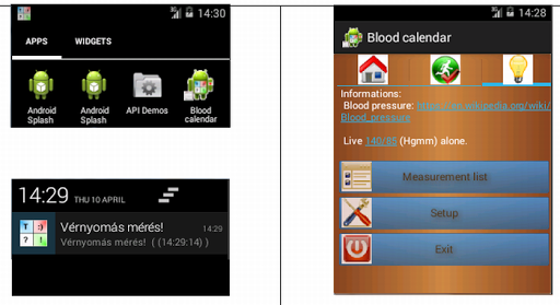 BloodPressure Calendar 1.1.