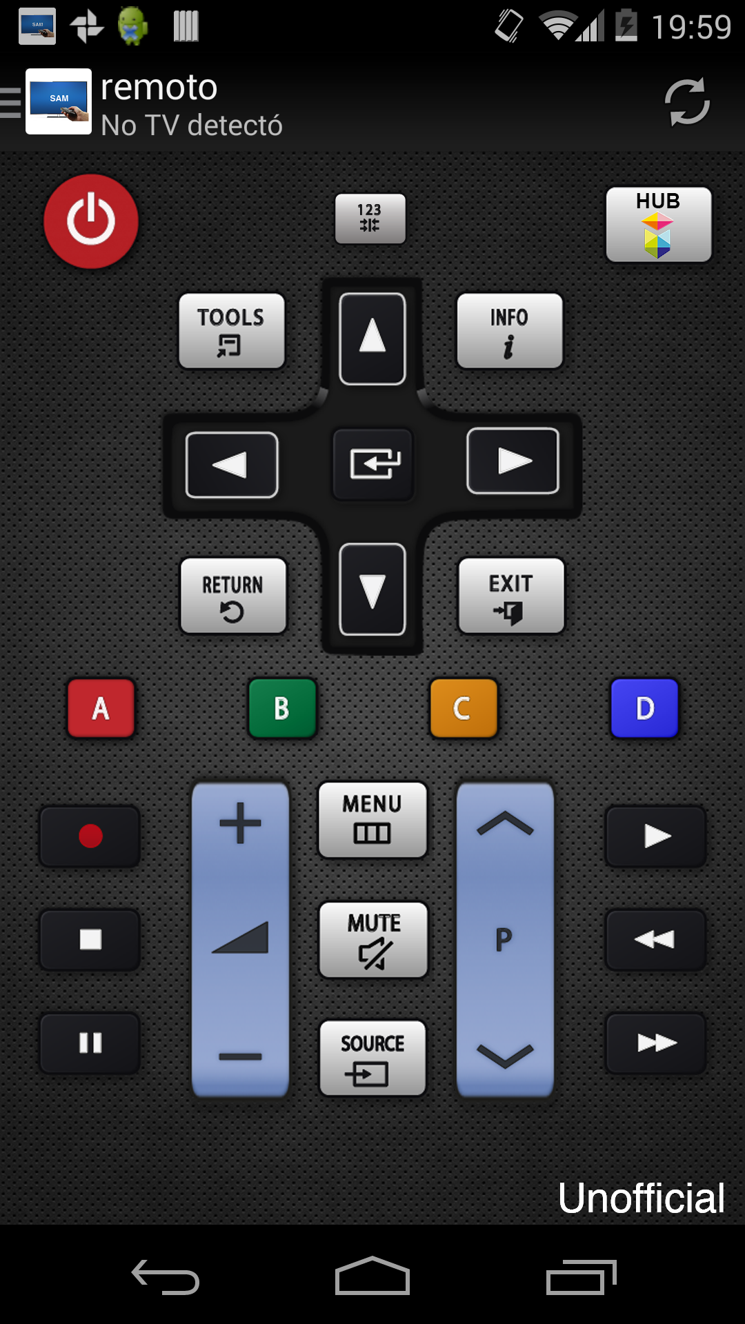 Android application Remote for Samsung TV screenshort