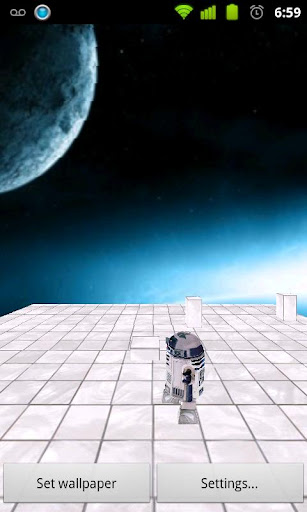 3D Starwars R2D2 LiveWallpaper