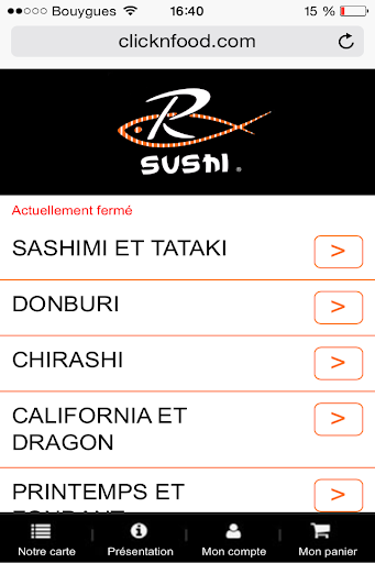 R sushi