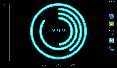 Neon Clock Live Pro Wallpaper poster 7