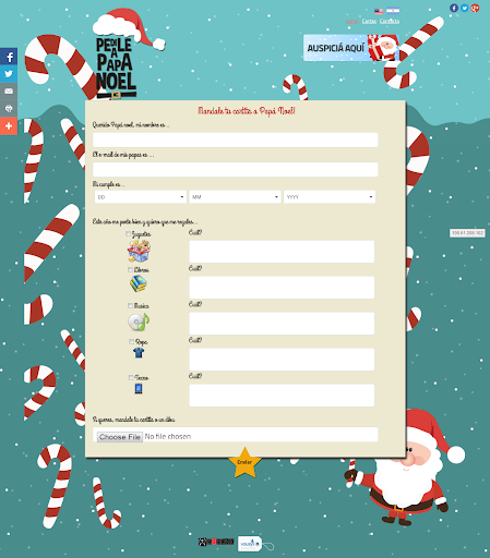 Pedile a Papa Noel .com