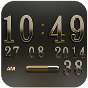 Digi Clock Widget Iridium