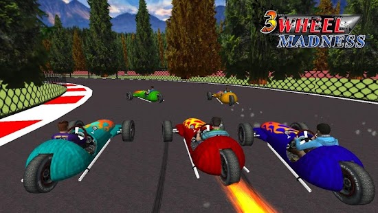 3 Wheel Madness 3D Car Race