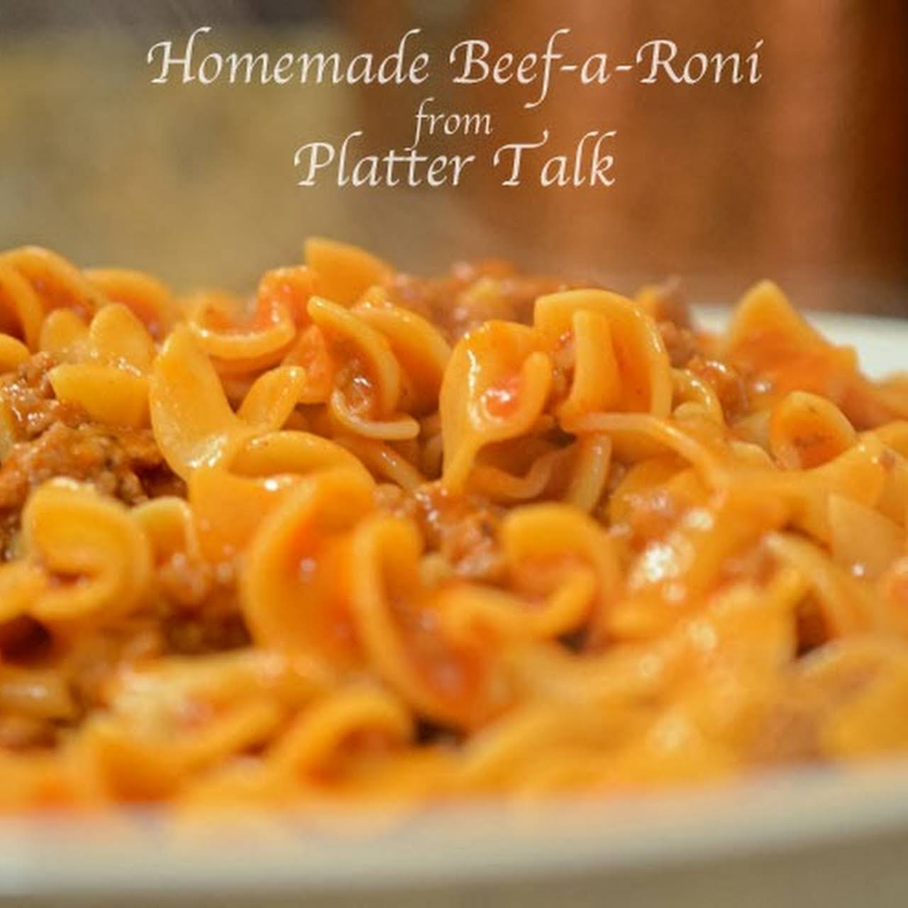 Homemade Beef-A-Roni