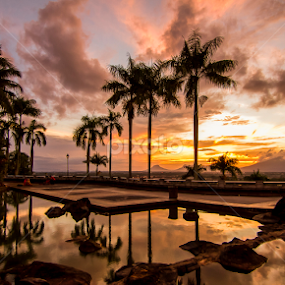 Sunset at the Park by Victor Sim - City,  Street & Park City Parks