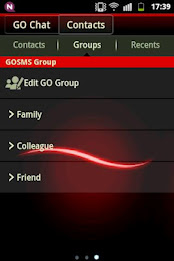 Simply Red Theme GO SMS poster 5