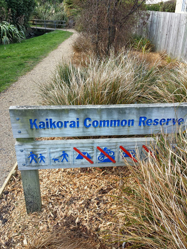 Kaikorai Common Reserve South Entrance