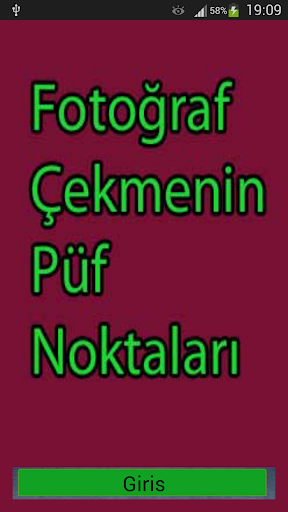 Fotoğraf Çekmenin Püf Noktalar