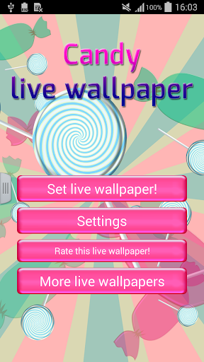 【免費個人化App】Candy Live Wallpaper-APP點子