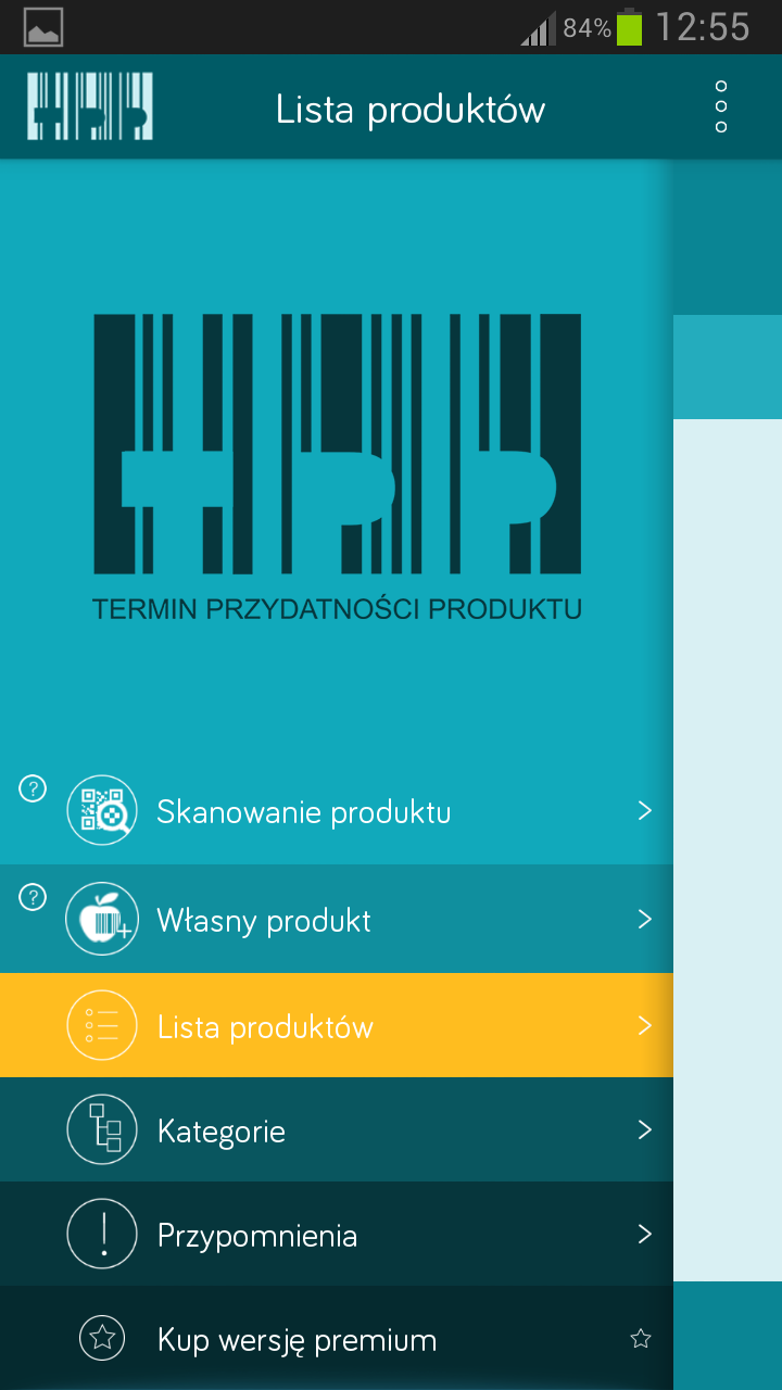 Android application Best Before - TPP Premium screenshort