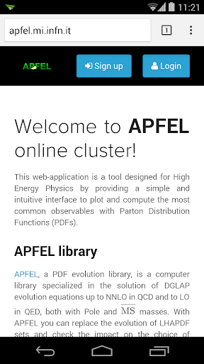 APFEL Web