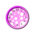 Girly Pink Clocks Widget logo