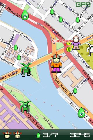 GPS Alien Attack Screen 3
