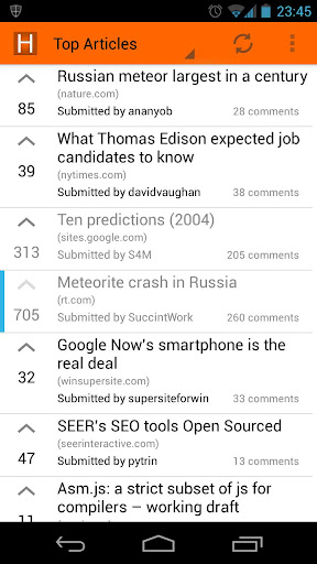 Hacker News Android