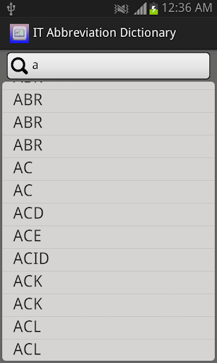 IT Abbreviation Dictionary