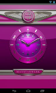 Clock Widget Pink Star Premium (MOD) 2