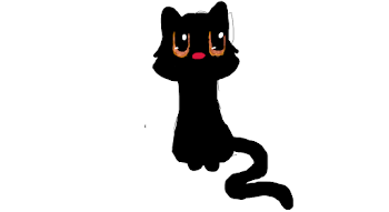 black cat -doodle-