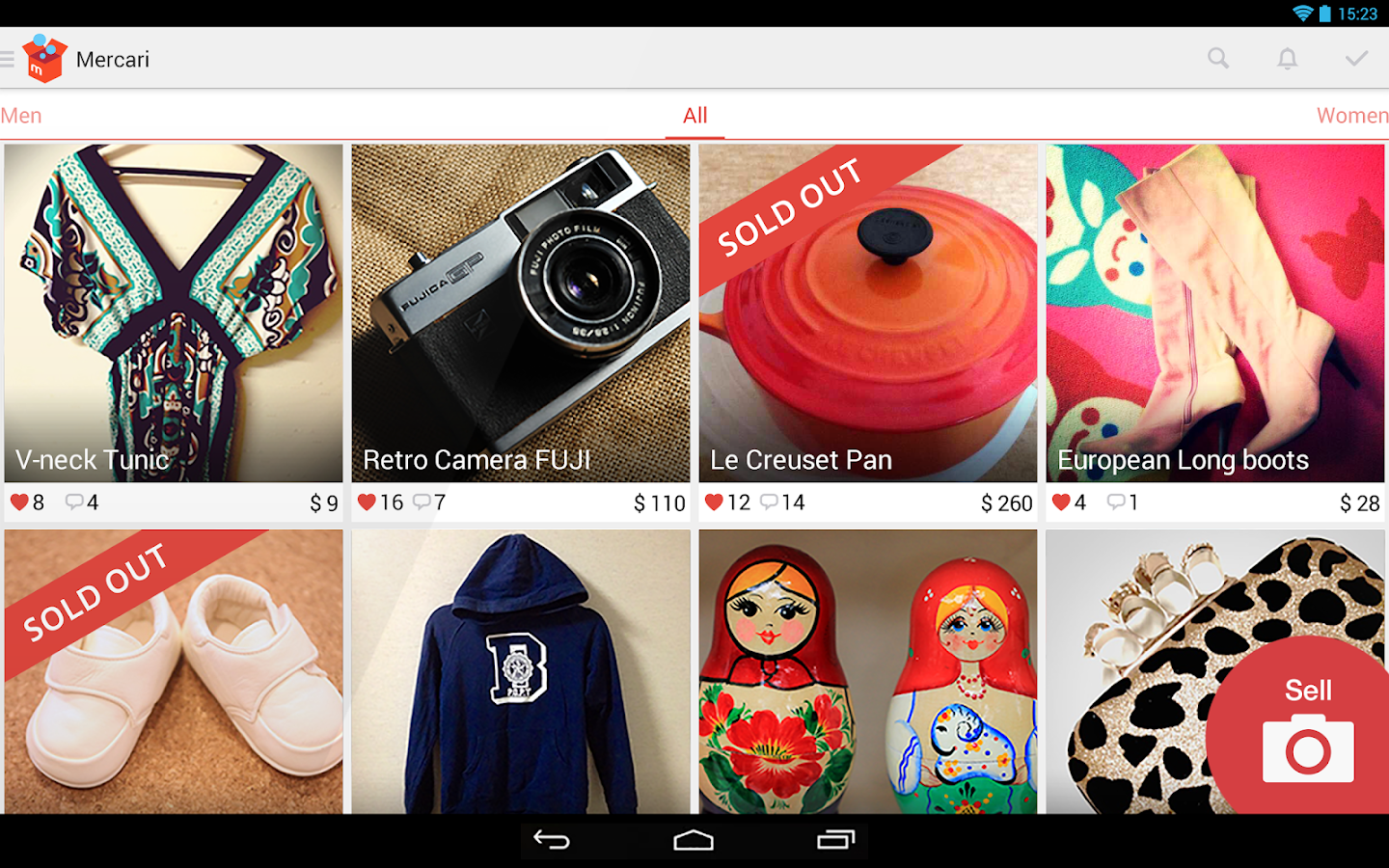 Mercari Anyone can buy & sell Android Apps on Google Play