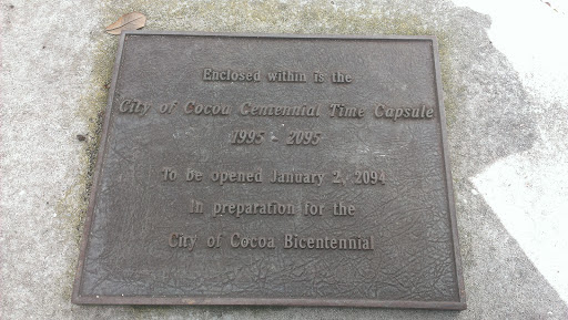 City of Cocoa Centennial Time Capsule