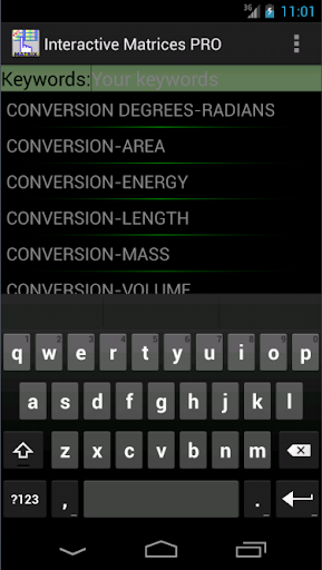 Interactive Matrices PRO